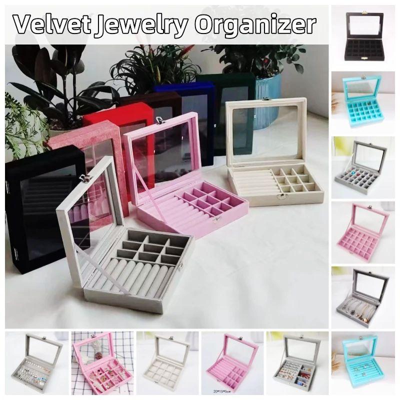 Multi Purpose Velvet jewelry Box