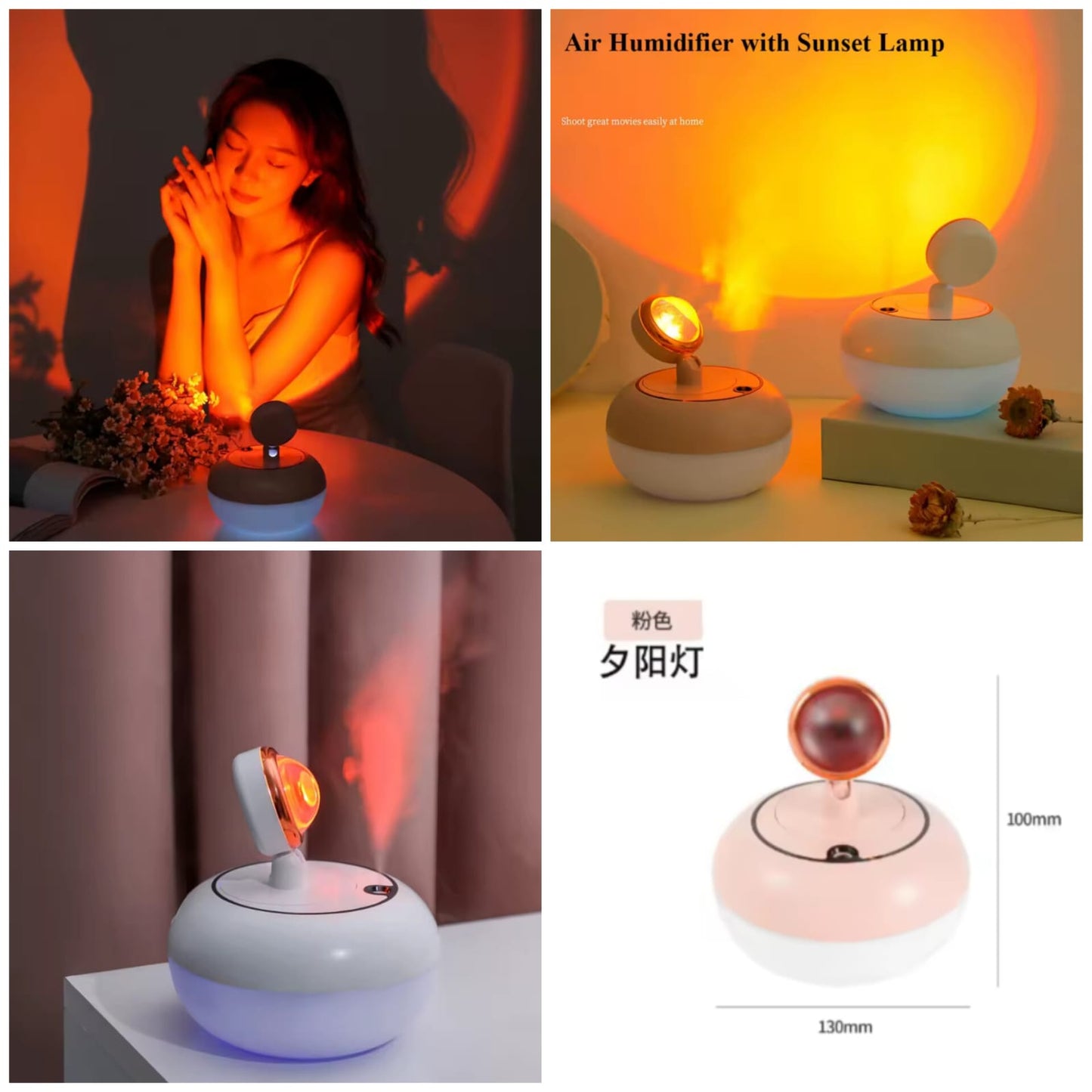 Sunset Light with Humidifier