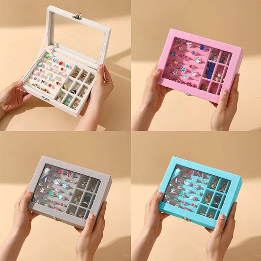 Multi Purpose Velvet jewelry Box